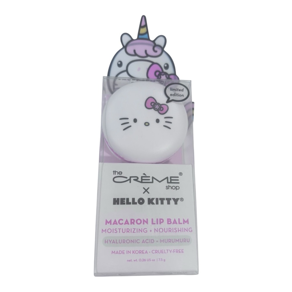 Hello Kitty x The Crème Shop 💖 Limited Edition Macaron Lip Balm | NIB